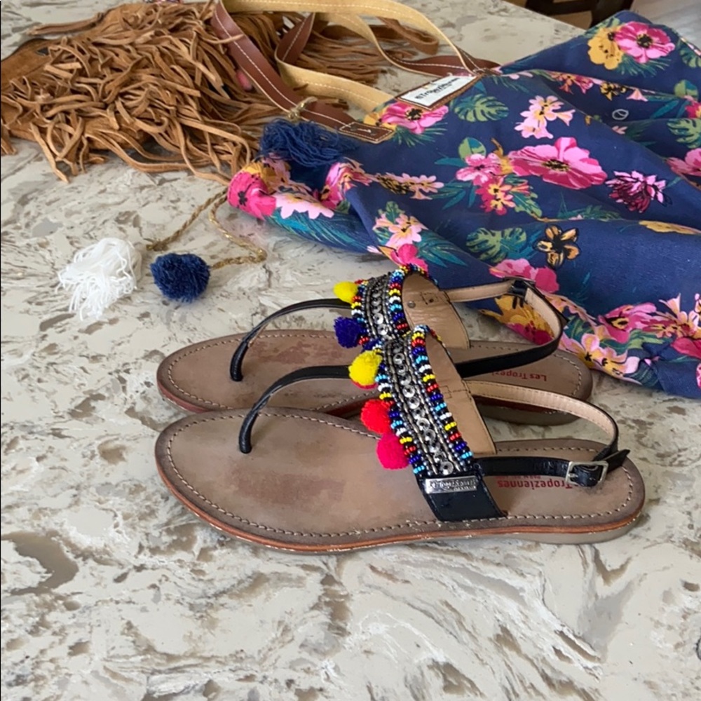 Les Tropeziennes flat sandals